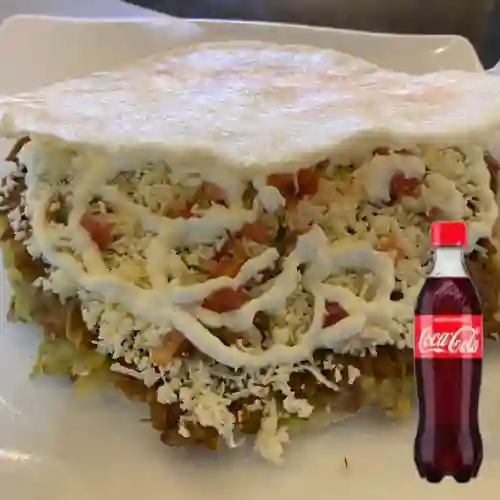 Combo Arepa Mexicana + Coca Cola 500 ml