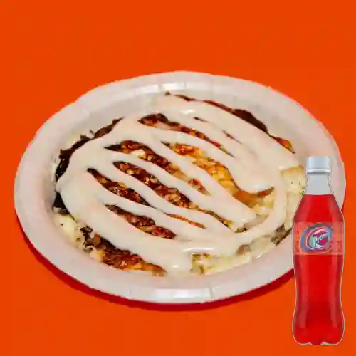 Combo Arepa de Queso Sencilla + Premio Vidrio