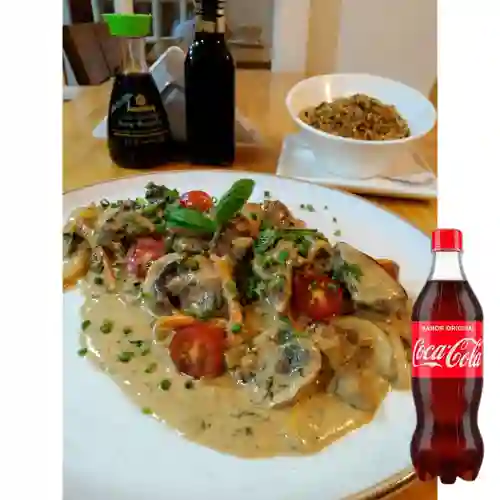 Combo Curry de Pollo + Coca-cola 350