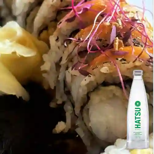 Combo Ebi Tempura Maki + Agua Hatsu con Gas 300 ml