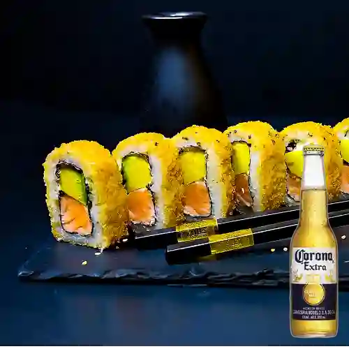 Combo Sushi Crispy Philadelphia + Corona Bot. 355ml