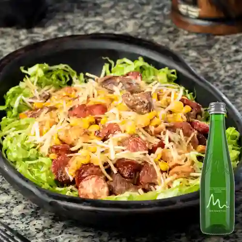 Combo Mazorcada de la Casa + Manantial Con Gas 300ML