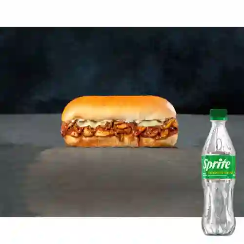 Combo Sandwich Pollo Bbq 15 Cm + Sprite Original 400ml
