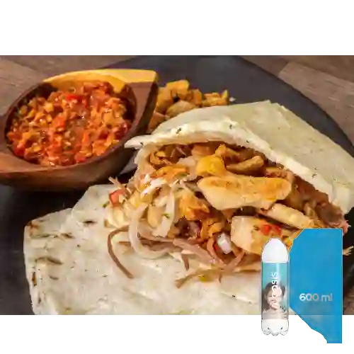 Combo Arepa D Siempre + Oasis Sin Gas 600 ml
