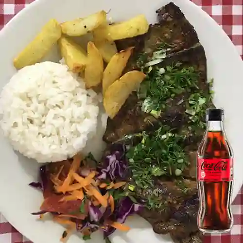Combo Hígado a la Plancha + Coca Cola Sin Azúcar 300ML
