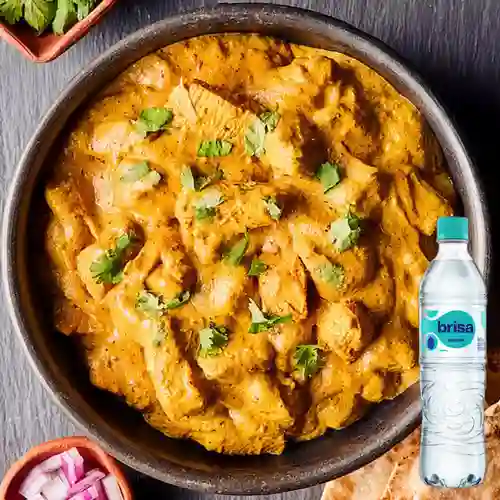 Combo Chicken Korma Pollo + Brisa Sin Gas 600ML