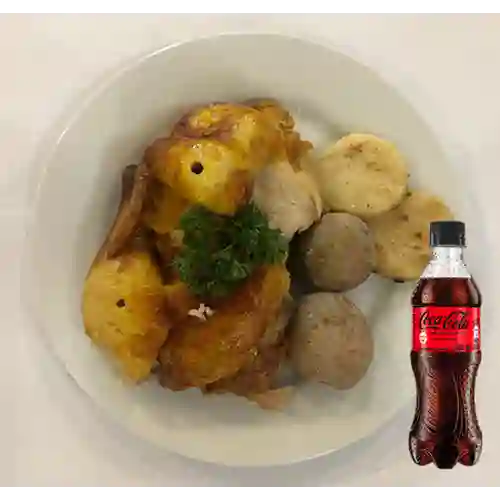 Combo Medio Pollo + Coca Cola Sin Azúcar 400 ml