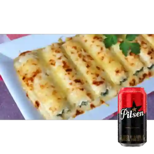 Combo Canelones Mixtos + Pilsen 330ml