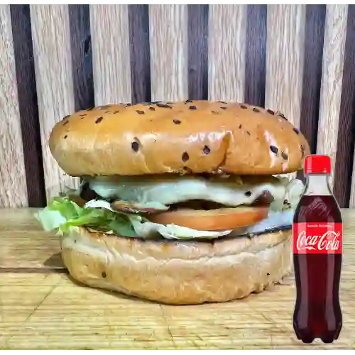 Combo Hamburguesa Sencilla +Cocacola Orig 400ml
