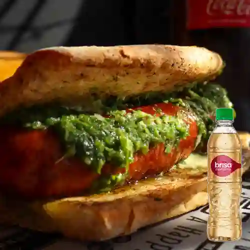 Combo Choripan + Brisa Saborizada Manzana 600ML