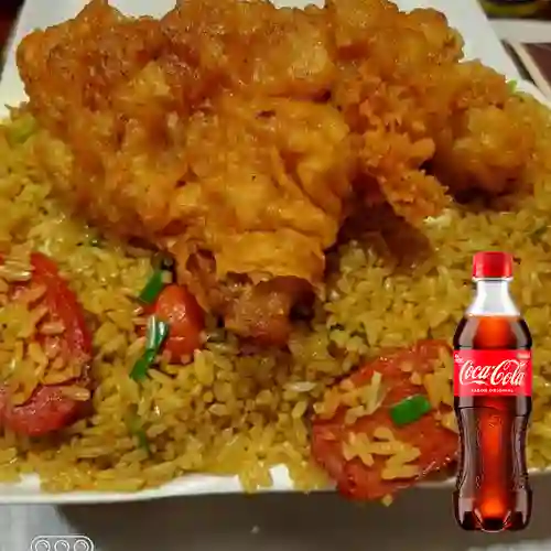 Combo Arroz a la Valenciana +Cocacola Orig 400ml