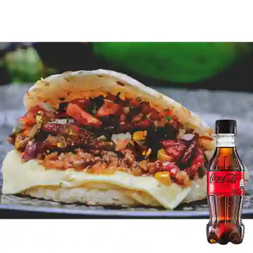 Combo Arepa Paisa + Coca-Cola Sin Azúcar 250 ml