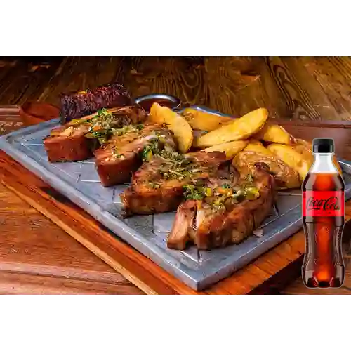 Combo Costillas con Chimichurri + Coca-Cola ZERO 400ml