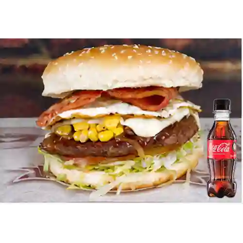 Combo Hamburguesa Campesina + Gaseosa 250 Ml