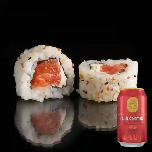 Combo Sushi Philadelphia + Club col. Roja Lta 330ml