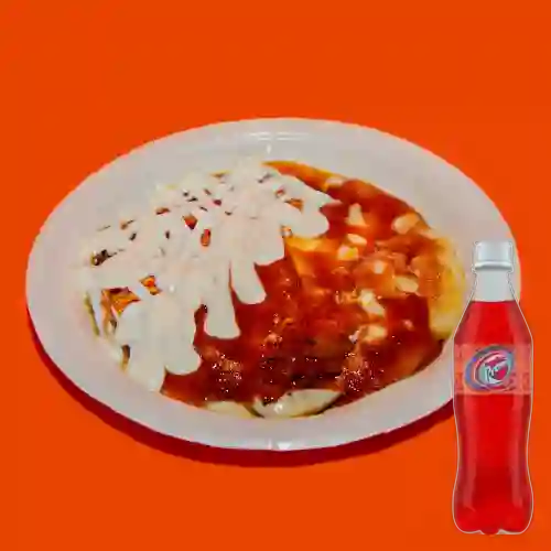 Combo Arepa Doble Queso + Premio Vidrio