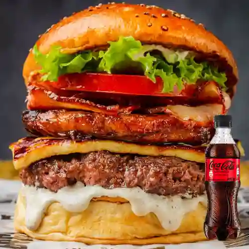 Combo Hob Coast Burger 180 gr +Cocacola S/az 400ml