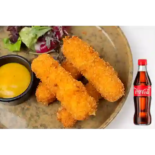 Combo Deditos de Mozzarella + Coca Cola Original 300ML