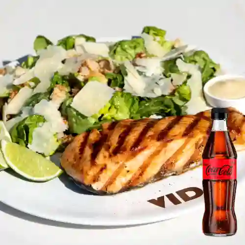 Combo Salmón a la Parrilla + Coca-Cola Zero 300 ml