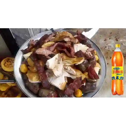 Combo Picada con Gallina y Carne + Colombiana 1.5 l