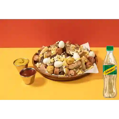 Horrendita Choripapa 600g +Schweppes Jengibre Ale 400ml