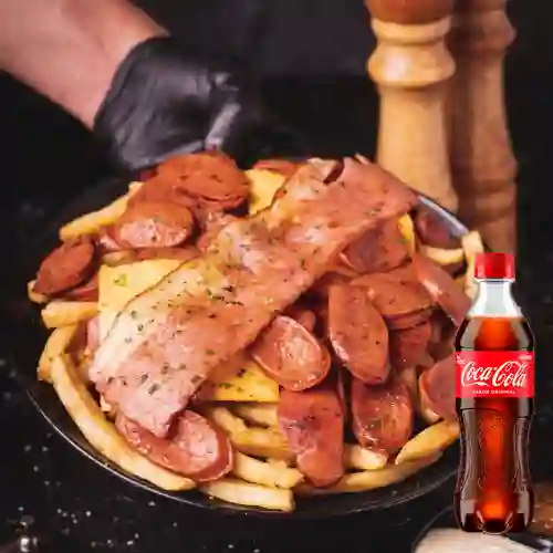 Combo Choripapa Houston + Coca Cola Original 400 ml