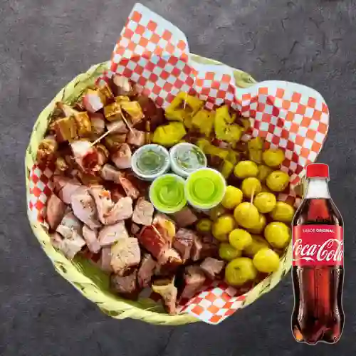 Combo Picada Al Barril Medium +Cocacola Orig 500ml
