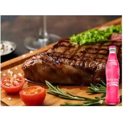 Combo Churrasco + Postobón Manzana 350 ml