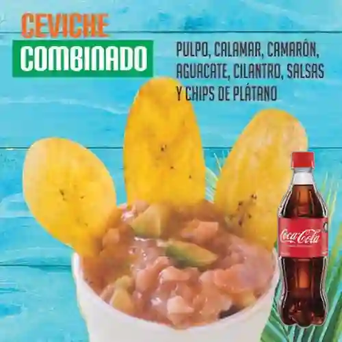Combo Ceviche Combinado + Coca Cola Original 600ML
