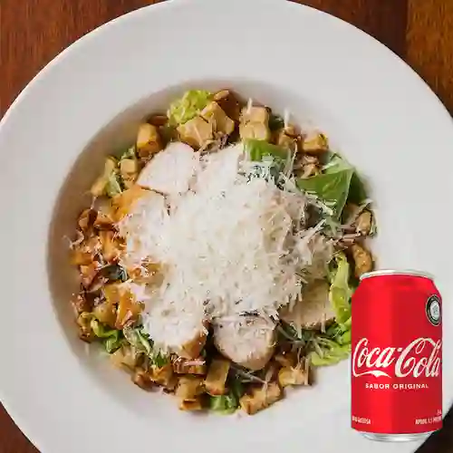 Combo Ensalada César c/ Pollo +Cocacola Orig 330 ml