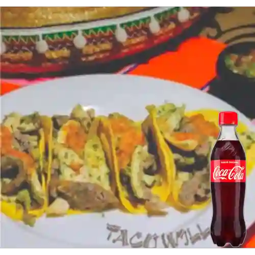 Combo Carnitas Capulinas +Cocacola Orig 400ml