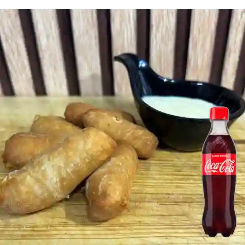 Combo Porcion de Tequeños +Cocacola Orig 400ml