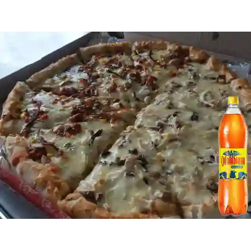 Combo Pizza Familiar + Colombiana 1.5 l