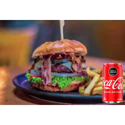 Combo Hamburguesa Padok + Coca Cola Original 235 ml