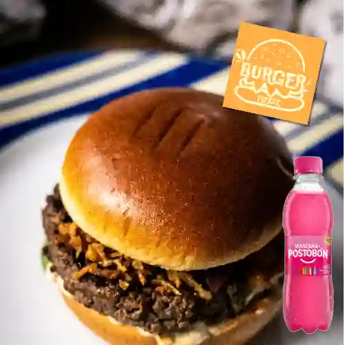 Combo Bacon Please Burger + Postobón Manzana 250 ml