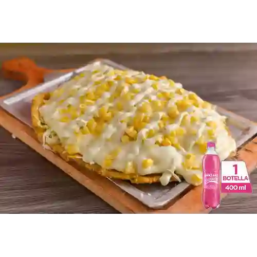 Patacón Mixto Cerdo&Pechuga +Postobón Manzana 400ml
