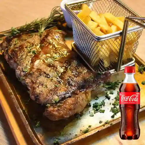 Combo Churrasco 350 gr + Coca Cola Original 400 ml