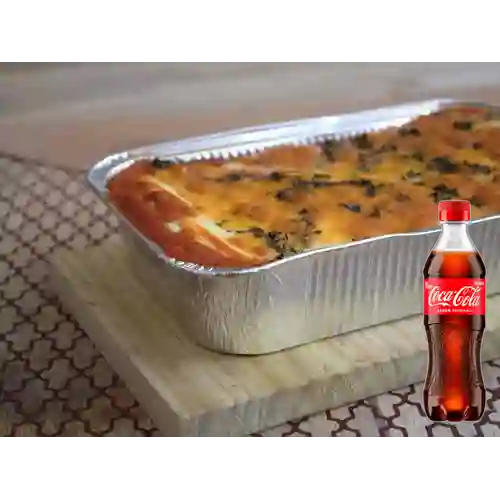 Combo Lasagña Mixta + Coca Cola Original 400 ml