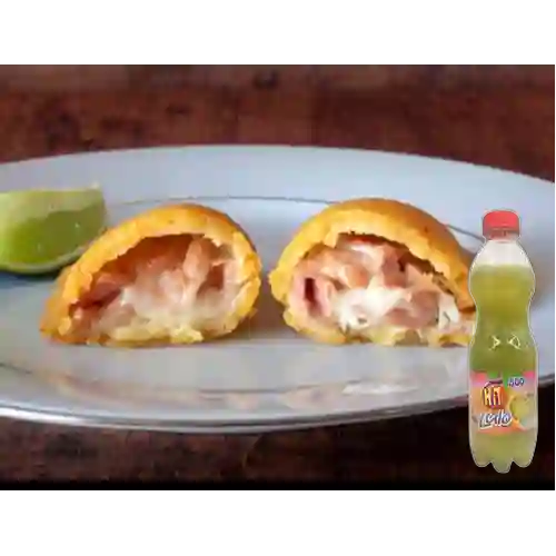Combo Empanada Ranchera + Hit Lulo 500 ml