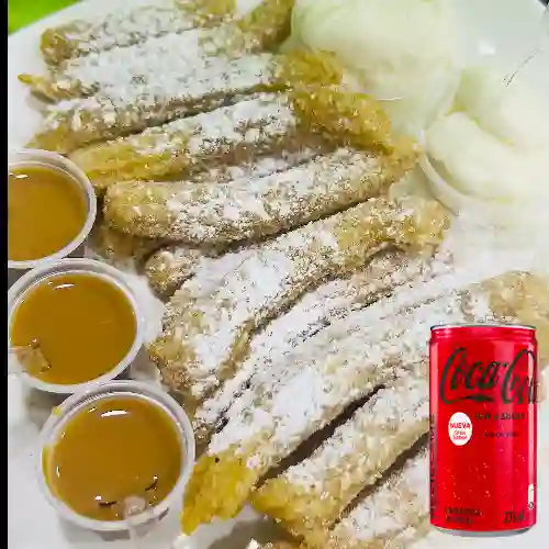 Combo Churros Krunch Fest + Coca Cola Sin Azúcar 235ML