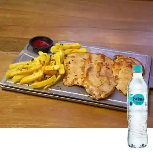 Combo Pechuga a la Plancha + Agua Brisa Sin Gas 600ml