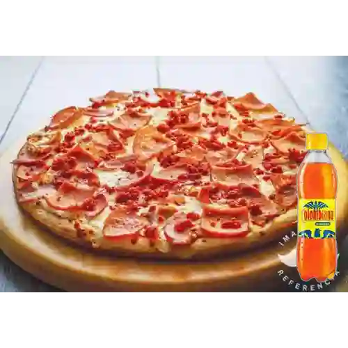 Pizzadilla Pollo Miel Mostaza Personal +Colombiana 250ml