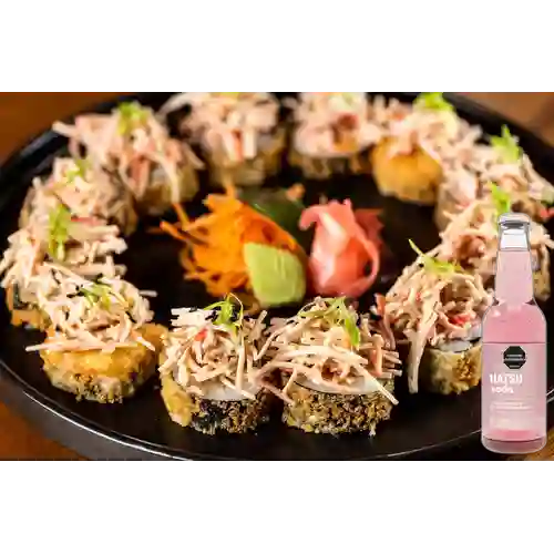 Combo Tiger Especial Roll +Hatsu Frambuesa Rosas 300ml