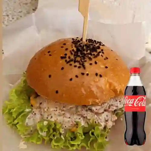 Combo Burger Paris + Coca-Cola Sabor Original 255 ml