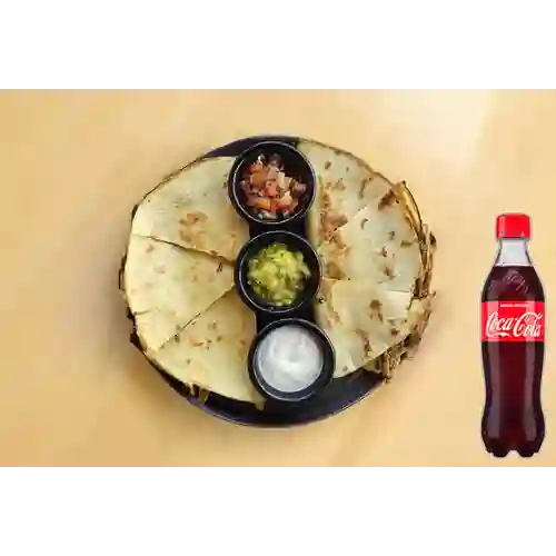 Combo Quesadillas de Asada +Cocacola Orig 400ml