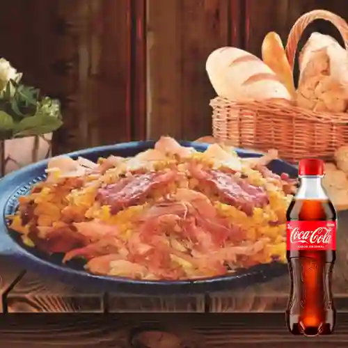 Combo Lechona de 500 gr + Coca Cola Original 400 ml