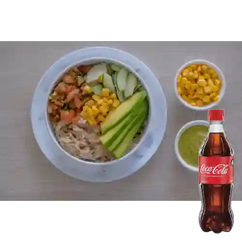 Combo Ensalada de Atún + Coca Cola Original 600ML