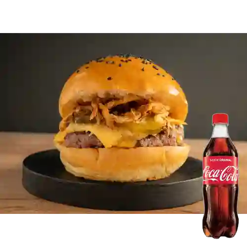 Hamburguesa Doble California +Cocacola Org 500ml