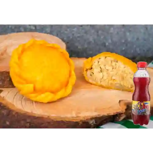 Combo Pastel de Pollo + Hit Mora 500 ml