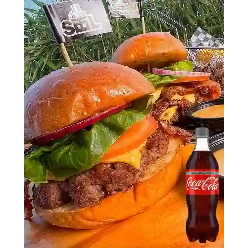 Combo Clásica-Lab Sencilla +Cocacola Light 400ml